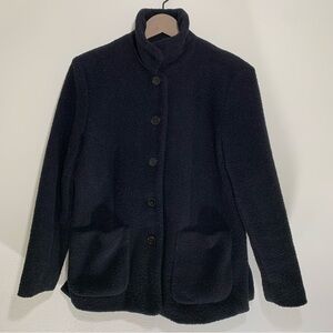 Sandro Black Teddy Jacket